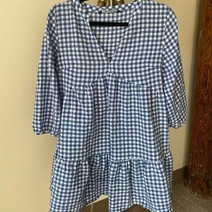 Zara gingham dress